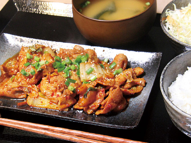 京都市東寺から南に美味しい定食屋さん。